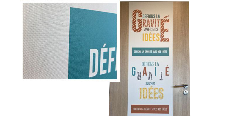 adhesif mur copie Signalétique, PLV