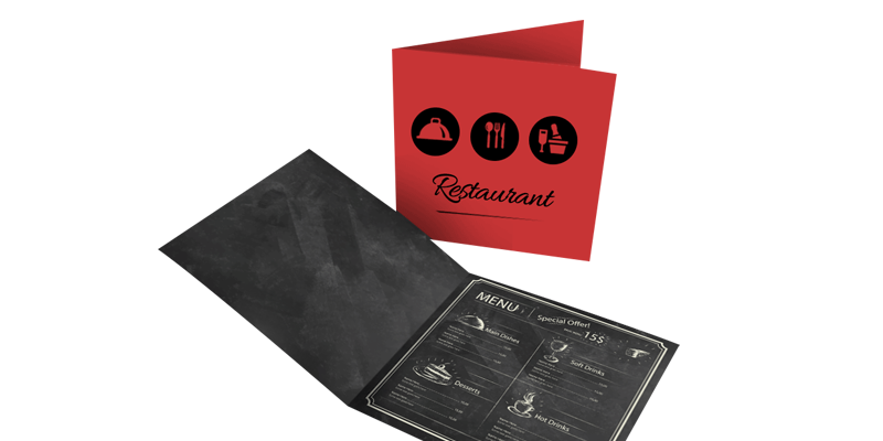 brochure menu pelliculee copie Hôtellerie, restauration