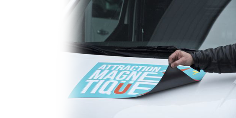 magnet copie Signalétique, PLV