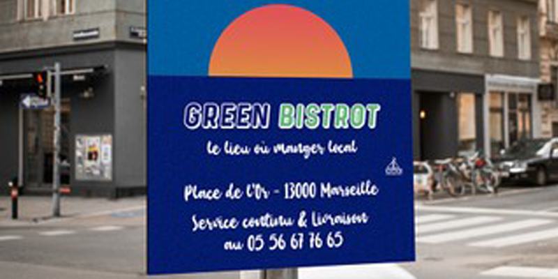panneau publicitaire Signalétique, PLV